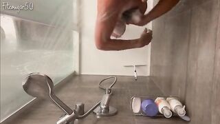 Steamy Shower Session with Bianca Fitcougar: Watch Me Lather Up!