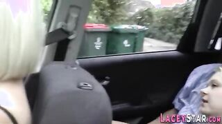 Mature Beauties Enjoy a Wild Threesome Adventure in Public!
