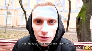 TUTOR4K. Smart boy finds way to lure strict mature tutor into hot sex