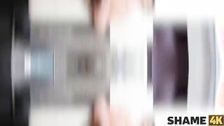 SHAME4K Older lady cant stop the stud from teasing her sensitive spots