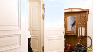 SHAME4K Older lady cant stop the stud from teasing her sensitive spots