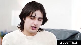 ADULT TIME - Lesbian MILF Rachel Ramsey Tempted Into First Straight Sex Adventure By Curious Stepson