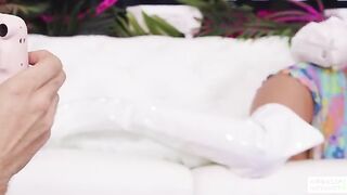 Slutty Brunette Sasha Tatcha Takes Nade Nasty's Big Cock Up Her Ass!