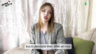 Went to Therapist with Severe Depression – She Said “New Method” & Ended with Cumshot on Her Face