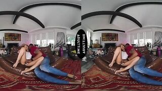 UP CLOSE VR - You Watch Your Hot Wife Nina White Fuck Her Stallion Personal Trainer - CUCKOLD POV