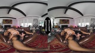 UP CLOSE VR - You Watch Your Hot Wife Nina White Fuck Her Stallion Personal Trainer - CUCKOLD POV