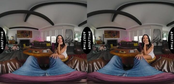UP CLOSE VR - You Watch Your Hot Wife Nina White Fuck Her Stallion Personal Trainer - CUCKOLD POV