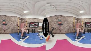 BRAZZERS VR - Watch Lulu Chu Fuck Her Client In The Gym Before She Returns To Suck Your Cock