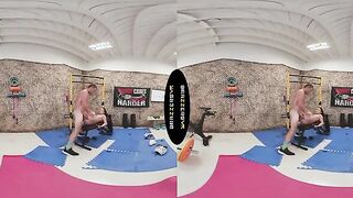 BRAZZERS VR - Watch Lulu Chu Fuck Her Client In The Gym Before She Returns To Suck Your Cock