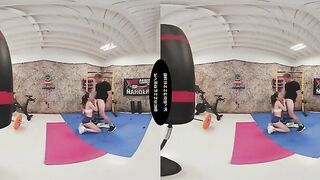 BRAZZERS VR - Watch Lulu Chu Fuck Her Client In The Gym Before She Returns To Suck Your Cock