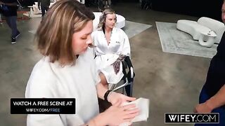 WIFEY Blonde Baddie Anastasia Shades Takes A Huge BBC Creampie As Hubby Watches
