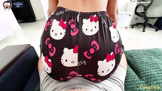 Humping today, in my Hello Kitty pajamas outfit