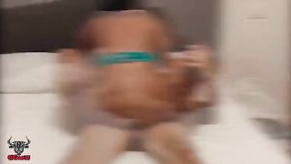 Massage to hot milf by young bull big cock, fucked in many positions and cumshot on ass