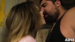 AD4X - Face Down Ass Up - Tatted Teen In ROUGH DOGGYSTYLE Romp