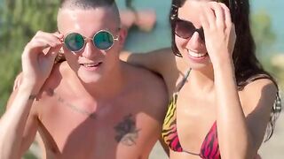 Unexpected Threesome Adventure: A Married Couple's Wild Encounter with a Stranger - Featuring Katty West, Oliver Strelly, and Randy Blue Boy!
