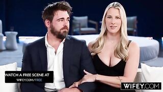 Blonde Hotwife Enjoys Intense Interracial Experience with Isiah Maxwell While Hubby Watches