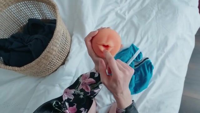 Slutty Stepmom-Facesitting lessons.Stepson,hands off that fake Pussy
