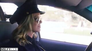 Vickie the Officer Shows Her Ex Who's Boss in a Steamy Encounter