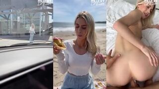Beach Day Adventure with Stunning Blonde Jill Kassidy - A Teasing Experience!