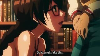 Library Encounter: College Cutie with Curves Enjoys Steamy Moments!