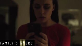 Brunette Stepsister's Wild Encounter with Stepbrother When the House is Empty - Starring Whitney Wright