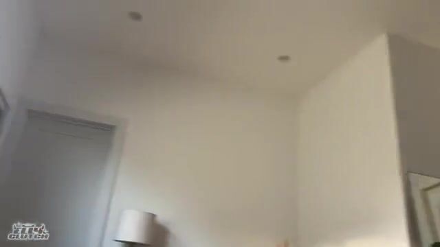 Curly-Haired Redhead Housesitter Gets Wild While Mom's Away!