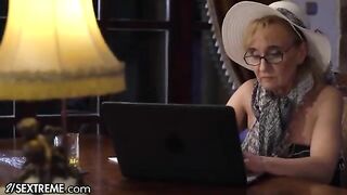 21Sextreme Horny Granny Gets Nailed During Work Break