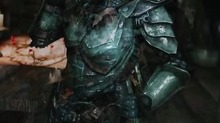 Skyrim orc heroine and stepson sex game