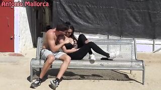 Fucking A Big Ass and Tits Latina in a Public Park