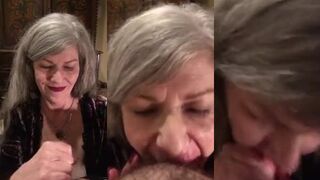 Sensual Sexy Mature MILF POV Red Lipstick CIM Swallow Deepthroat Throatpie!