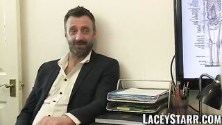 LACEYSTARR - Doctor GILF eats Pascal White cum after sex