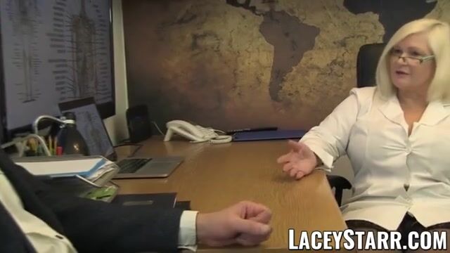 LACEYSTARR - Doctor GILF eats Pascal White cum after sex