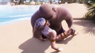 Fat ugly guy fucks egyptian princess (Wildlife animation)