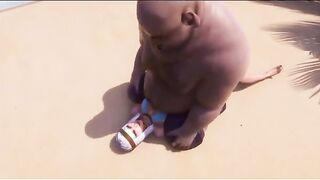 Fat ugly guy fucks egyptian princess (Wildlife animation)