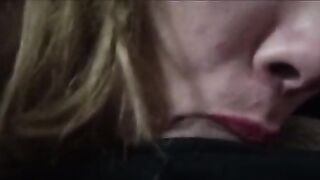 full balls empties into a slobbery mouth