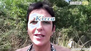 ScambistiMaturi - Kicca Martini Slutty Italian Mature Hardcore Outdoor Pussy Fuck - AMATEUREURO