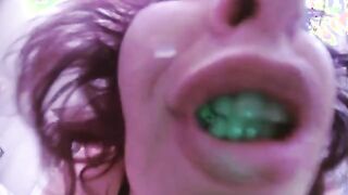 v584 Curvy Redhead Snowflake DawnSkye begs for Shawns Black Cock, shot POV style