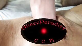 Mature MILF slutwife AimeeParadise: pov creampie compilation, sperm in cunt and other funny ))