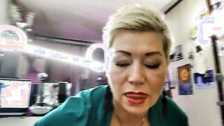 33 min of total worship of a mature bitch to her Husband's Dick, only pov blowjob close-up non-stop!