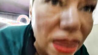 Mature Russian whore gets fingered in the ass, twisted nipples and shoved a dick in her mouth!
