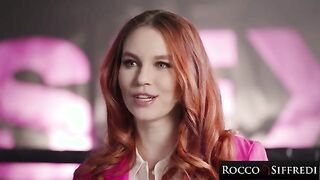 ROCCO SIFFREDI - Redheaded Babe Leya Desantis Buttfucked by Massive Cock