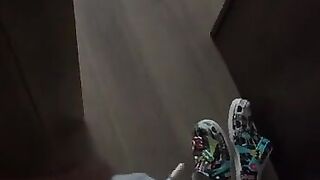 I stretched my stepsister's boyfriend's ass and then came on her pussy