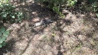 A stranger invited a married couple to a bi threesome in the forest - 3.92
