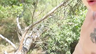 A stranger invited a married couple to a bi threesome in the forest - 3.92