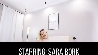 FIRSTANALQUEST - SARA BORK ANAL SEX SCENE WITH A BIG BREASTS BLONDIE WHO TAKES DICK