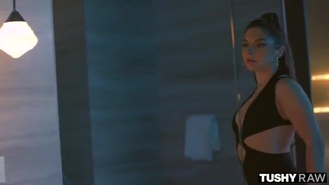 TUSHYRAW Gorgeous brunette Keira gets her tight ass gaped