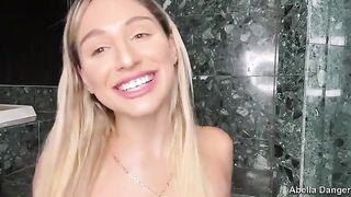 Oiled Up Abella Danger Plays With All Her Holes