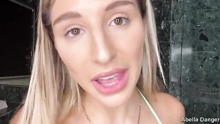 Oiled Up Abella Danger Plays With All Her Holes