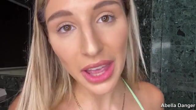 Oiled Up Abella Danger Plays With All Her Holes