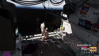 Nexus-3 Orbit Seduction — What will happen when his dick is in her ass and pussy?